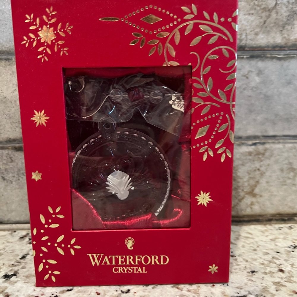 Waterford 2014 Our First Christmas Ornament